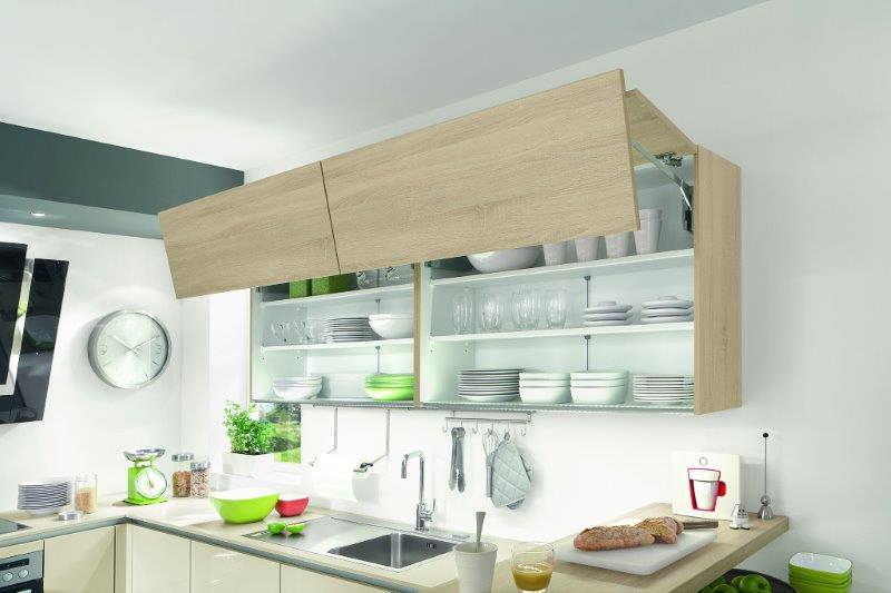 tuersysteme kuechenoberschraenke platzsparend, küchenschränke elektrisch Öffnen – dekoration bild idee, Design ideen